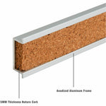 Lorell Cork Strip Bulletin Bar 24
