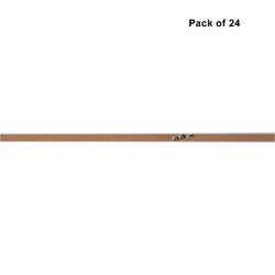Lorell Cork Strip Bulletin Bars with Self-Healing Cork Surface and Aluminum Frame - Pack Of 24 (LLR-LLR49533BD)
