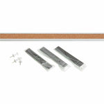 Lorell Cork Strip Bulletin Bars with Self - Healing Cork Surface and Aluminum Frame (LLR - LLR49533BD) - SchoolOutlet