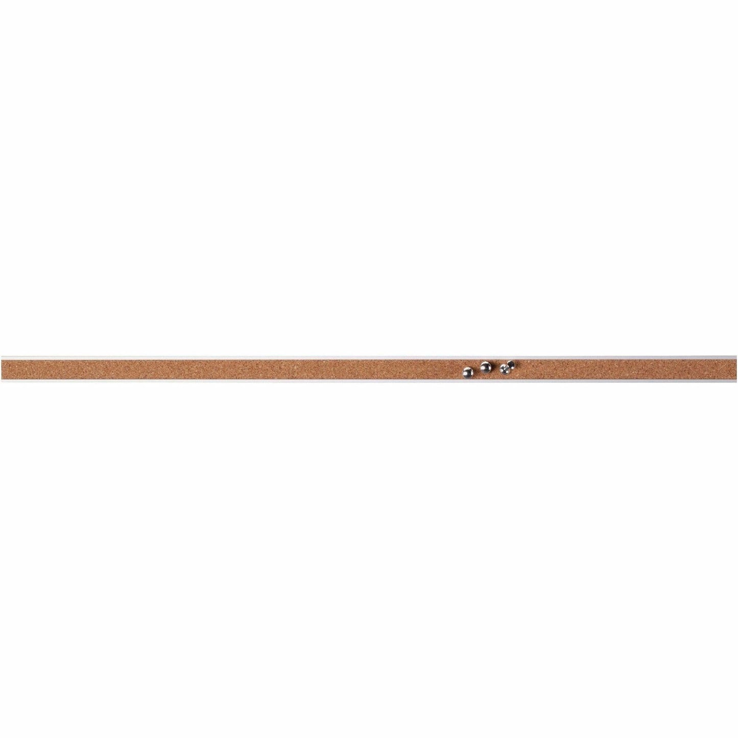 Lorell Cork Strip Bulletin Bar 48" Self - Healing Cork Surface (LLR - LLR49535) - SchoolOutlet