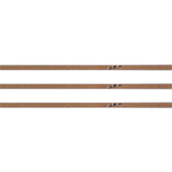 Lorell Cork Strip Bulletin Bars 48" Self-Healing Cork Surface with Aluminum Frame Set of 3 (LLR-LLR49535BD)