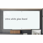 Lorell Dry - Erase Glass Board Frosted Surface with Steel Mounting Hardware 72