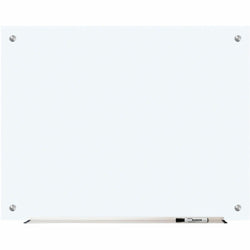 Lorell Dry-Erase Glass Board Frosted Surface with Steel Mounting Hardware 48"W x 36"H (LLR-LLR52502)