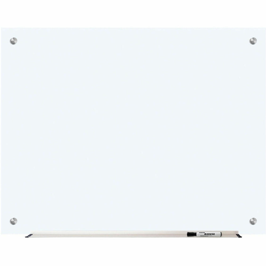 Lorell Dry - Erase Glass Board Frosted Surface with Steel Mounting Hardware 48"W x 36"H (LLR - LLR52502) - SchoolOutlet