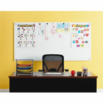 Lorell Dry - Erase Glass Board Frosted Surface with Steel Mounting Hardware 48