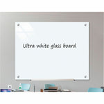 Lorell Dry - Erase Glass Board Frosted Surface with Steel Mounting Hardware 48