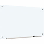Lorell Dry - Erase Glass Board Frosted Surface with Steel Mounting Hardware 48