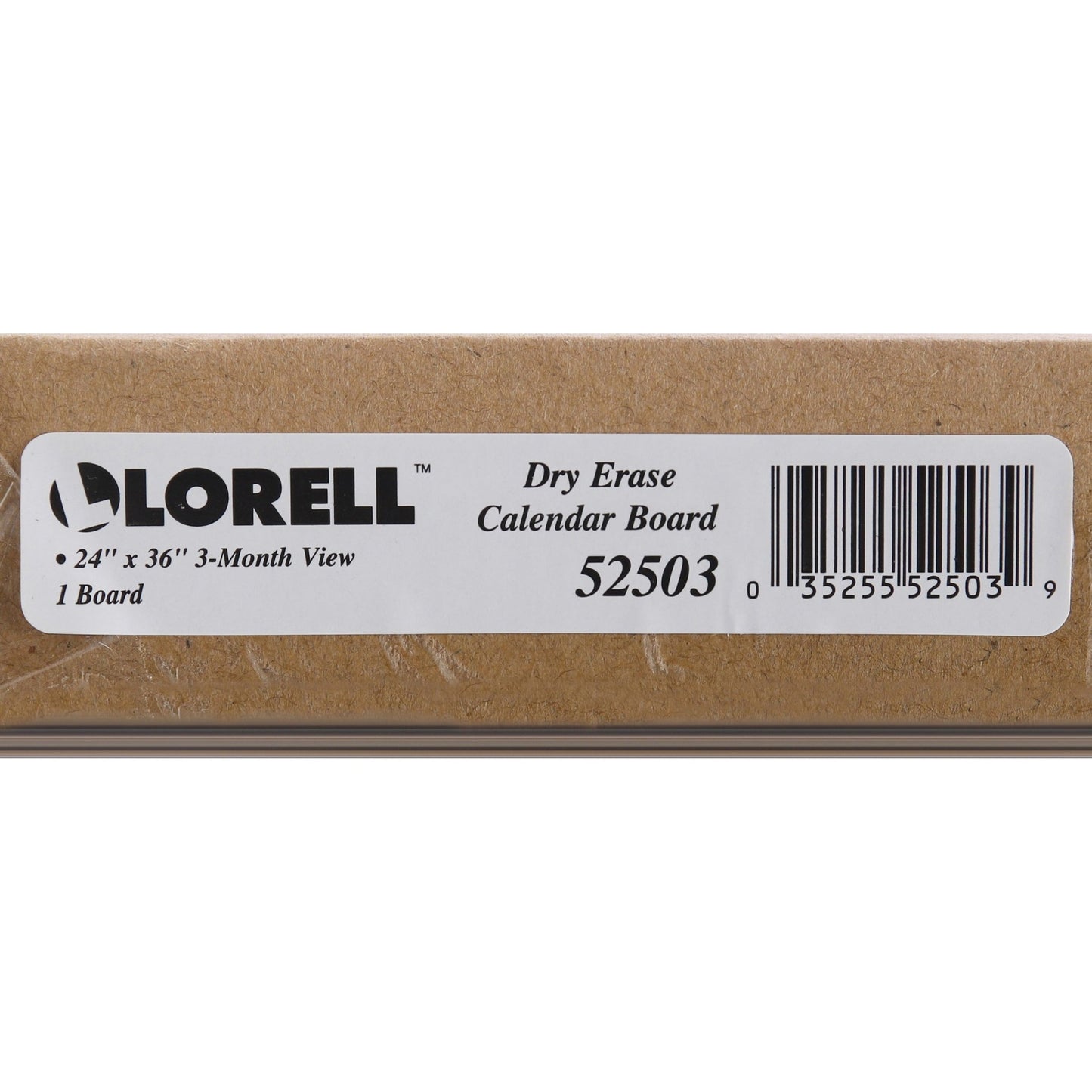 Lorell Magnetic Dry - Erase Calendar Board Three - Month Sliding Panel Frosted Surface 36"W x 24"H (LLR - LLR52503) - SchoolOutlet