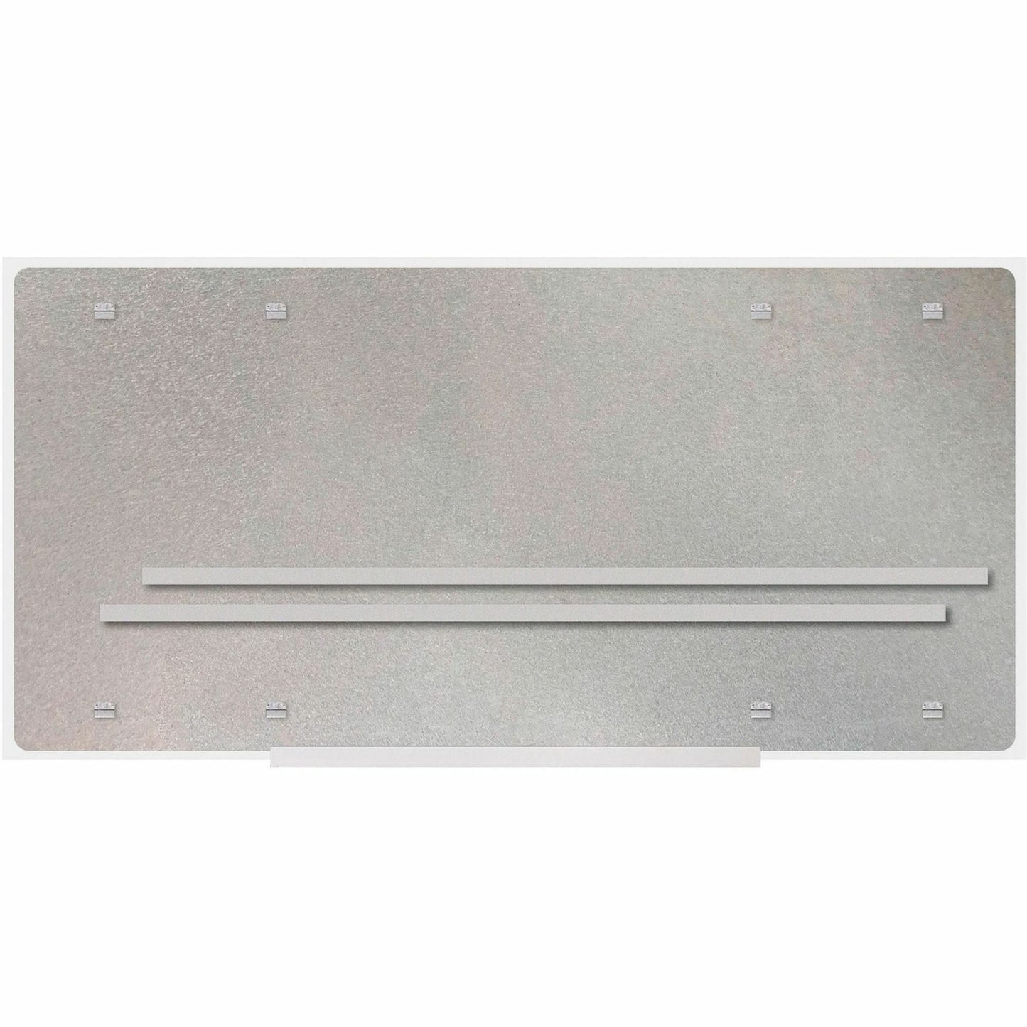 Lorell Magnetic Dry - Erase White Glass Board with Integrated Marker Tray 72"W x 36"H (LLR - LLR52507) - SchoolOutlet