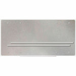 Lorell Magnetic Dry - Erase White Glass Board with Integrated Marker Tray 72