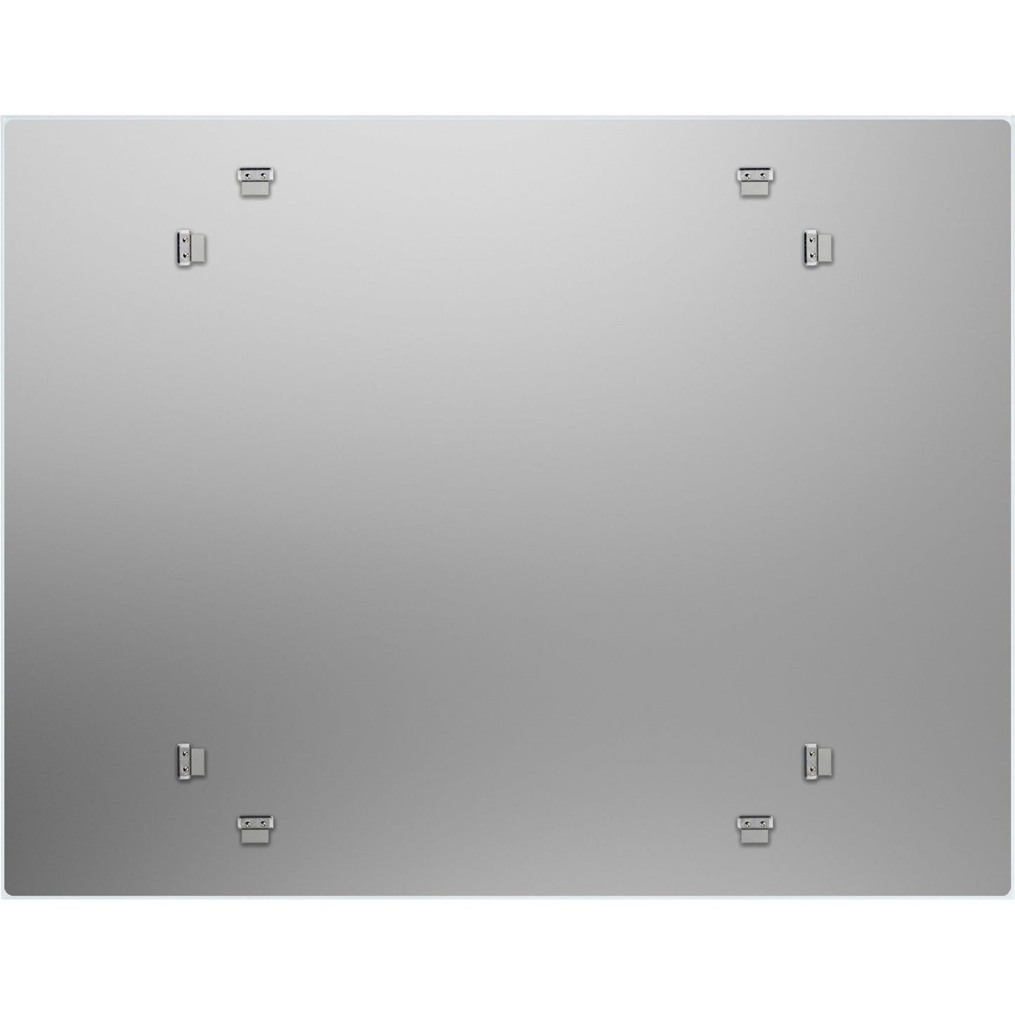 Lorell Magnetic Dry - Erase White Glass Board with Integrated Marker Tray 46.5"W x 36"H (LLR - LLR52508) - SchoolOutlet