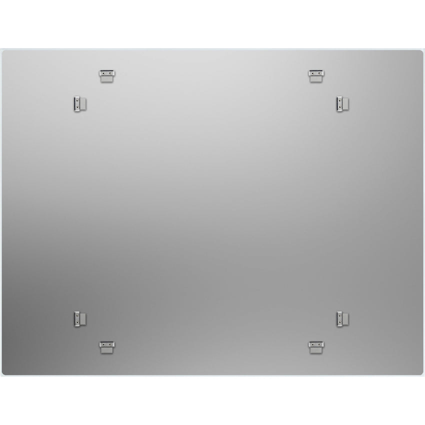 Lorell Magnetic Dry - Erase White Glass Board with Integrated Marker Tray 46.5"W x 36"H (LLR - LLR52508) - SchoolOutlet