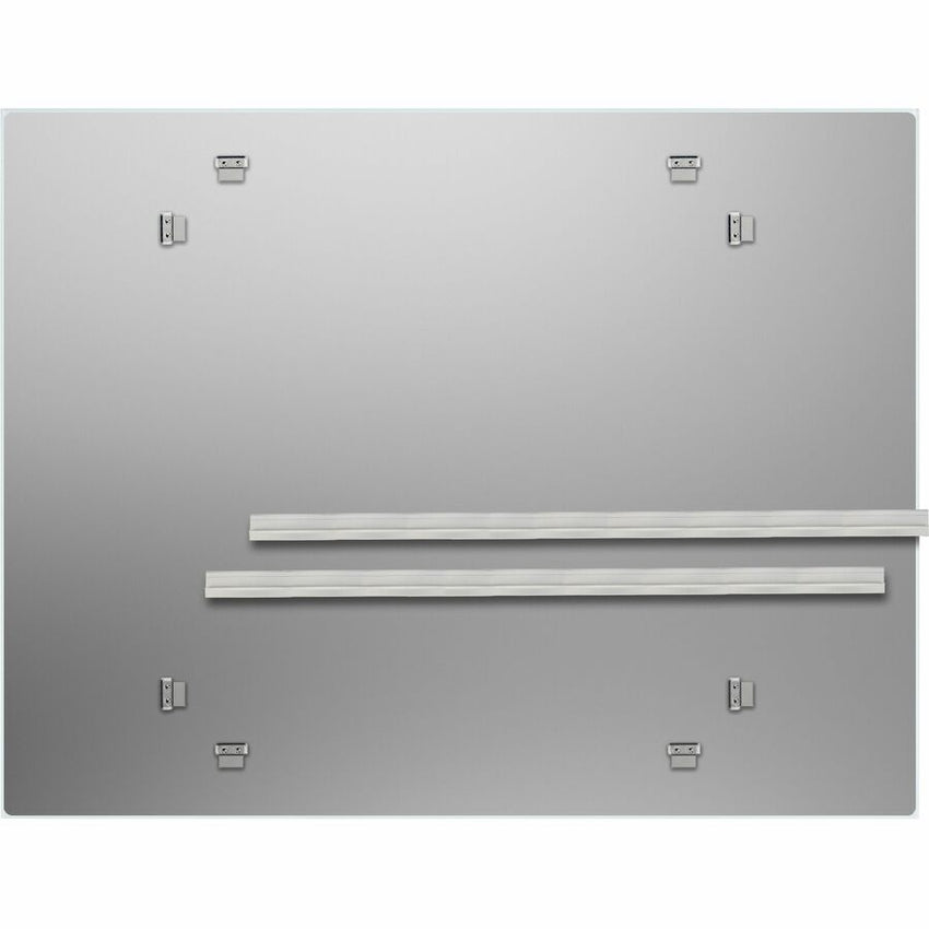 Lorell Magnetic Dry - Erase White Glass Board with Integrated Marker Tray 46.5"W x 36"H (LLR - LLR52508) - SchoolOutlet