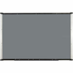 Lorell Magnetic Dry - Erase Board with Foam Side Posting Bars and Aluminum Frame 72