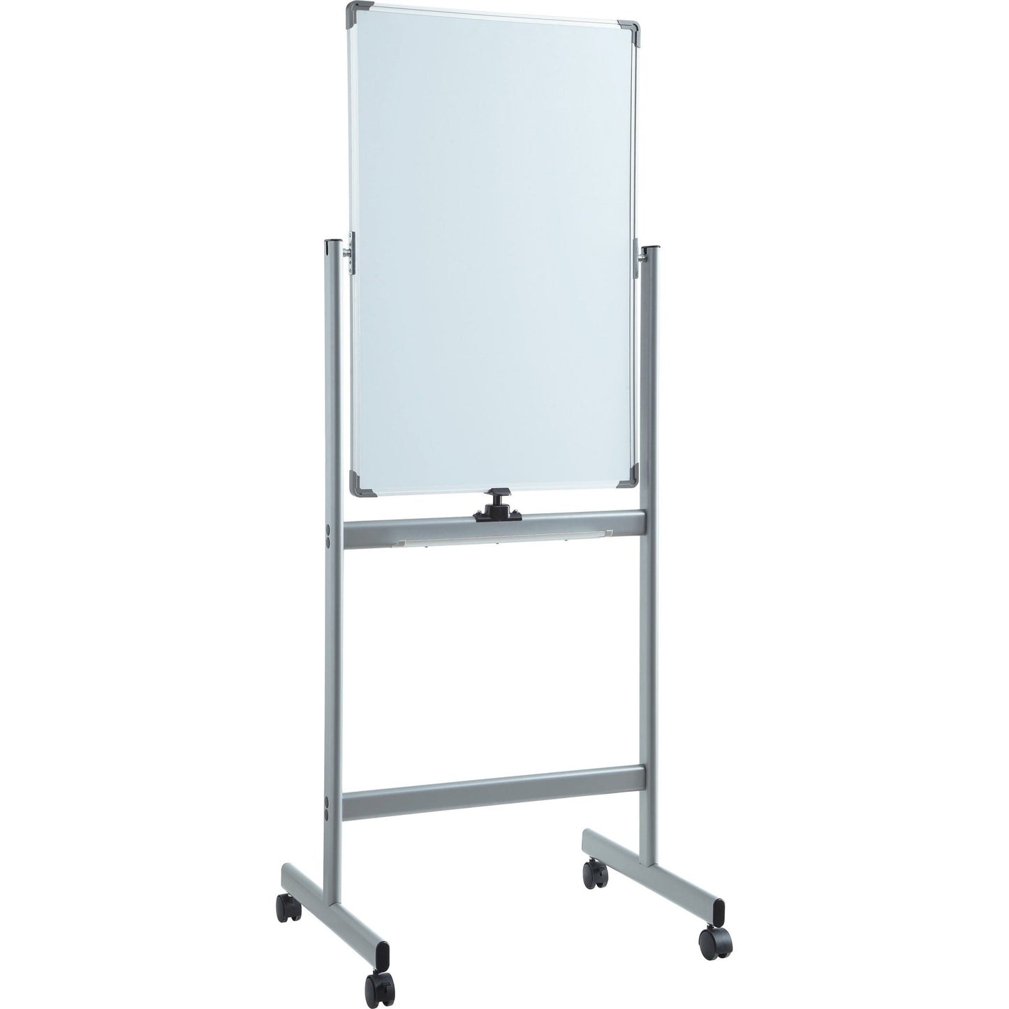 Lorell Double - sided Magnetic Whiteboard Easel with Revolving Vertical Surface and Casters 24"W x 36"H (LLR - LLR52567) - SchoolOutlet