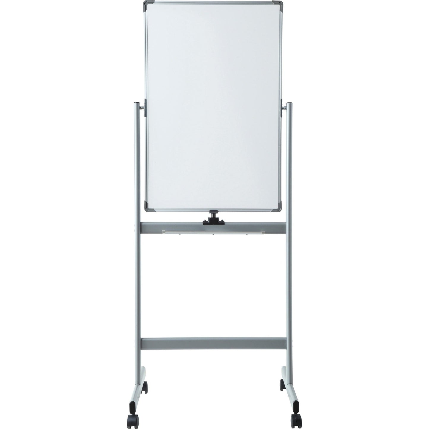 Lorell Double - sided Magnetic Whiteboard Easel with Revolving Vertical Surface and Casters 24"W x 36"H (LLR - LLR52567) - SchoolOutlet