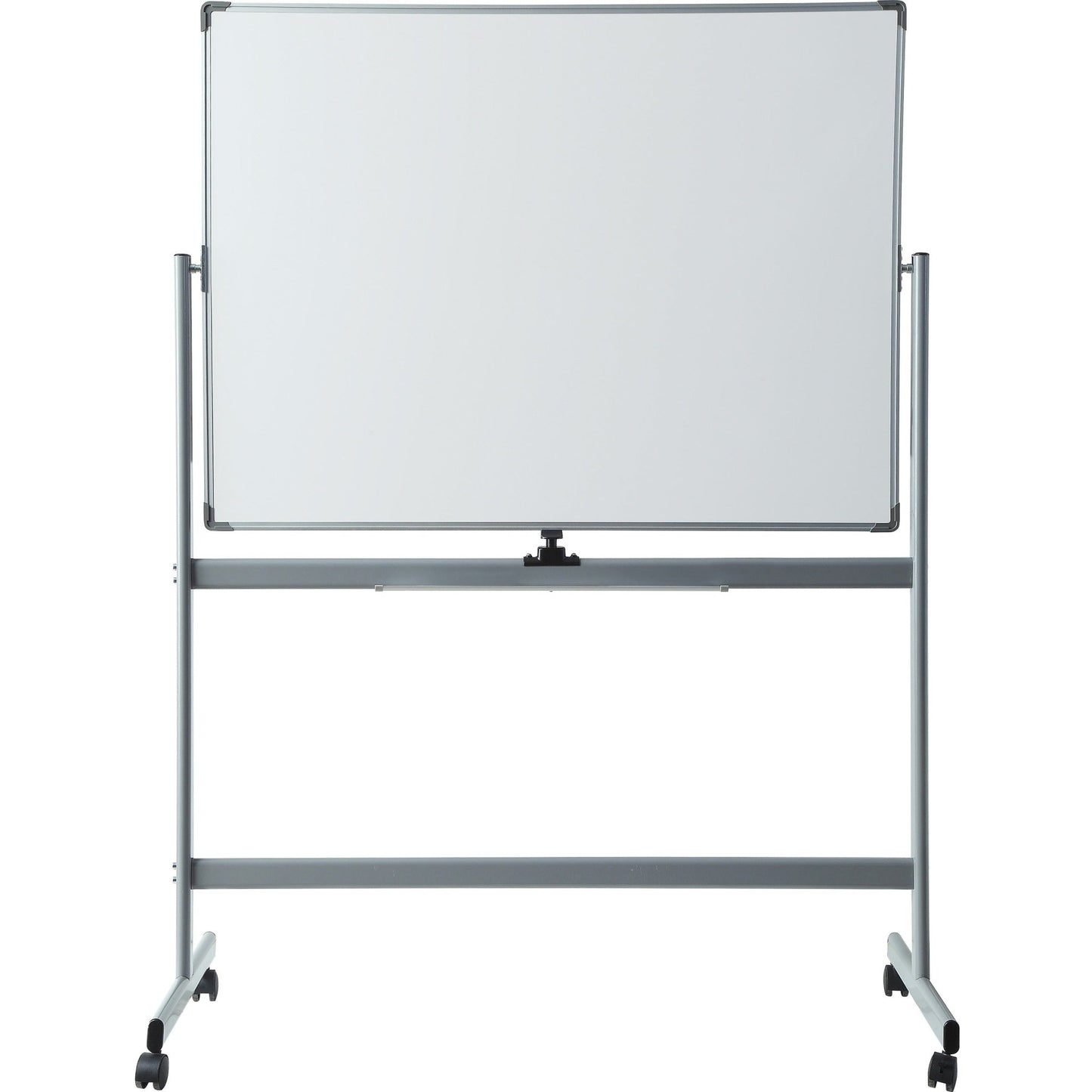 Lorell Double - sided Magnetic Whiteboard Easel with Revolving Horizontal Surface and Casters 48"W x 36"H (LLR - LLR52568) - SchoolOutlet