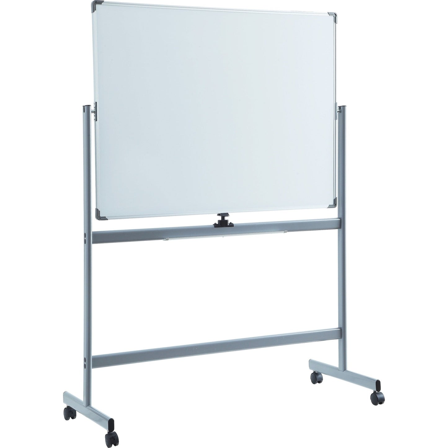 Lorell Double - sided Magnetic Whiteboard Easel with Revolving Horizontal Surface and Casters 72"W x 48"H (LLR - LLR52569) - SchoolOutlet