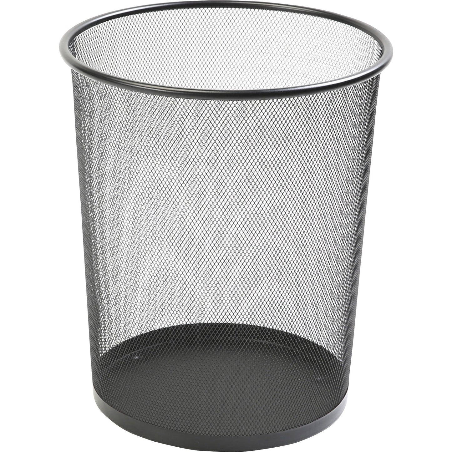 Lorell Mesh Waste Bin, Round Steel Wastebasket, 4.70 Gallon (LLR - LLR52770) - SchoolOutlet
