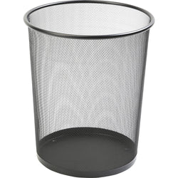 Lorell Mesh Waste Bin, Round Steel Wastebasket, 4.70 Gallon (LLR-LLR52770)