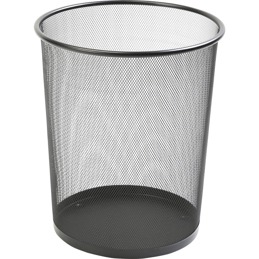 Lorell Mesh Waste Bin, Round Steel Wastebasket, 4.70 Gallon (LLR - LLR52770) - SchoolOutlet