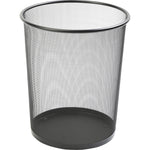 Lorell Mesh Waste Bin, Round Steel Wastebasket, 4.70 Gallon (LLR - LLR52770) - SchoolOutlet