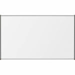 Lorell Porcelain Enameled Steel Magnetic Marker Board Satin Aluminum Frame 48
