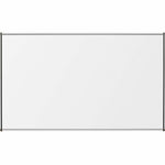 Lorell Porcelain Enameled Steel Magnetic Marker Board Satin Aluminum Frame 96