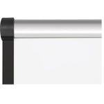 Lorell Porcelain Enameled Steel Magnetic Marker Board Satin Aluminum Frame 96