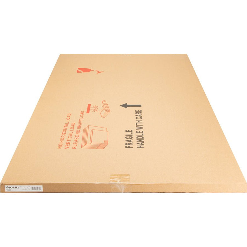 Lorell Dry - erase Board with Aluminum Frame and Styrene Surface 24"W x 18"H (LLR - LLR55650) - SchoolOutlet