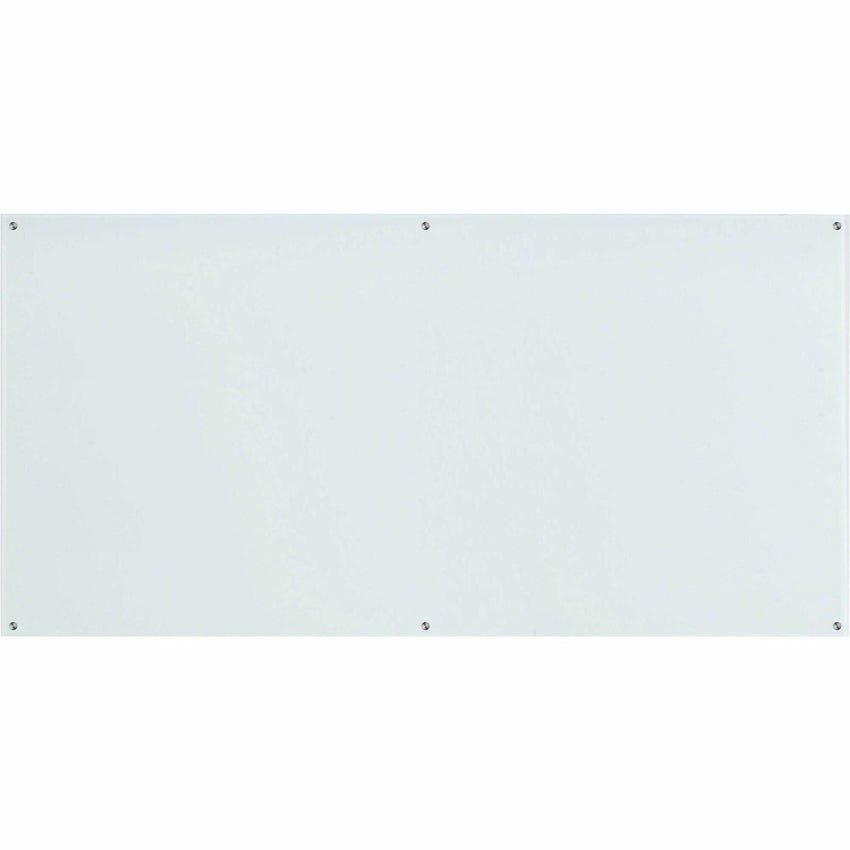 Lorell Premium Glass Dry - Erase White Surface Board with Integrated Marker Tray 96"W x 48"H (LLR - LLR55665) - SchoolOutlet