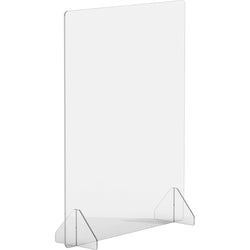 Lorell Clear Acrylic Lorell Freestanding Sneeze Guard 24"W x 7"D x 30"H (LLR-LLR55680)
