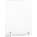 Lorell Clear Acrylic Lorell Freestanding Sneeze Guard 24
