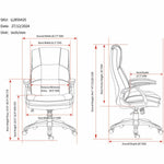 Lorell Black Base High - Back Executive Chair with PU Leather and 5 - Star Base (LLR - LLR59435) - SchoolOutlet