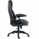 Lorell Black Base High - Back Executive Chair with PU Leather and 5 - Star Base (LLR - LLR59435) - SchoolOutlet