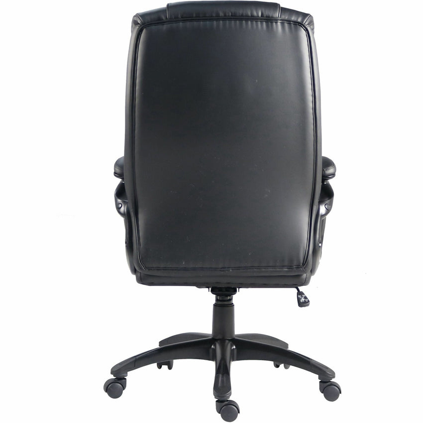 Lorell Black Base High - Back Executive Chair with PU Leather and 5 - Star Base (LLR - LLR59435) - SchoolOutlet