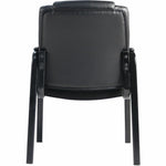 Lorell Cushioned Low - Back Guest Chair with Polyurethane Upholstery and Steel Frame 20.25