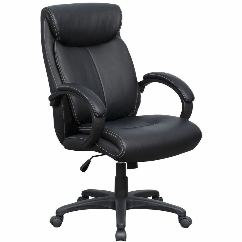 Lorell Executive High - Back Office Chair with Bonded Leather Upholstery and Tilt Control 18.5" - 22.2 "H (LLR - LLR5949X) - SchoolOutlet
