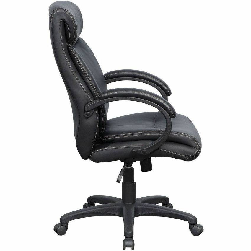 Lorell Executive High - Back Office Chair with Bonded Leather Upholstery and Tilt Control 18.5" - 22.2 "H (LLR - LLR5949X) - SchoolOutlet