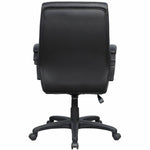 Lorell Executive High - Back Office Chair with Bonded Leather Upholstery and Tilt Control 18.5