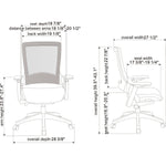 Lorell Serenity Executive High - Back Chair with Adjustable Arms and Synchro - Tilt (LLR - LLR59529) - SchoolOutlet