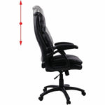 Lorell High - back Cushioned Executive Office Chair with Bonded Leather Seat and Pneumatic Height Adjustment 19.2