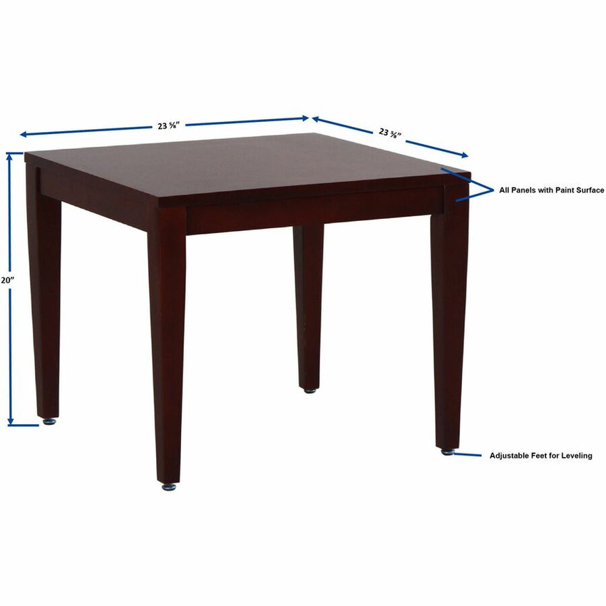 Lorell Solid Wood Corner Table 23.63"W x 23.63"D x 20"H (LLR - LLR59543) - SchoolOutlet