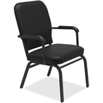 Lorell Oversize Stack Chair with Arms Antimicrobial Vinyl Heavy - Duty Set of 2 (LLR - LLR59600) - SchoolOutlet