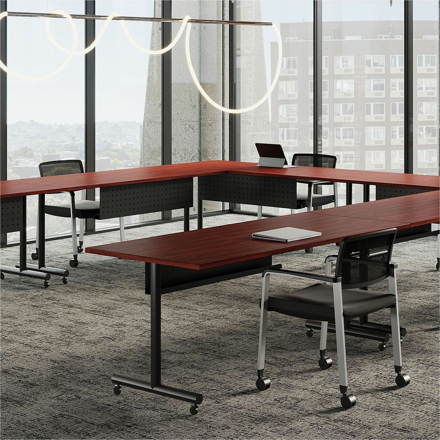 Lorell Relevance Series Tabletop 59.87"W x 23.63"D x 1"Thick (LLR - LLR59605) - SchoolOutlet