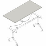Lorell Rectangular Training Tabletop 60