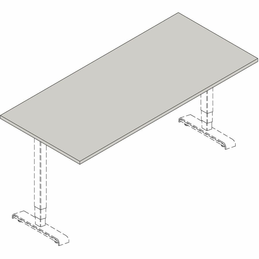 Lorell Rectangular Training Tabletop 60"W x 24"D x 1"Thick (LLR - LLR5963X6024) - SchoolOutlet