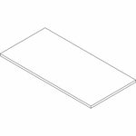 Lorell Rectangular Training Tabletop 48
