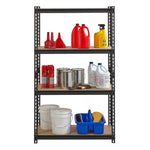 Lorell Iron Horse Riveted Shelving 2300 lb Capacity 4 Shelves Steel Frame Boltless Assembly (LLR - LLR59696) - SchoolOutlet