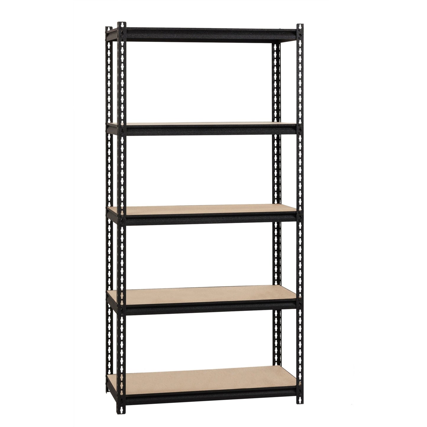 Lorell Iron Horse Riveted Shelving 2300 lb Capacity 5 Shelves Steel Frame Boltless Assembly (LLR - LLR59697) - SchoolOutlet